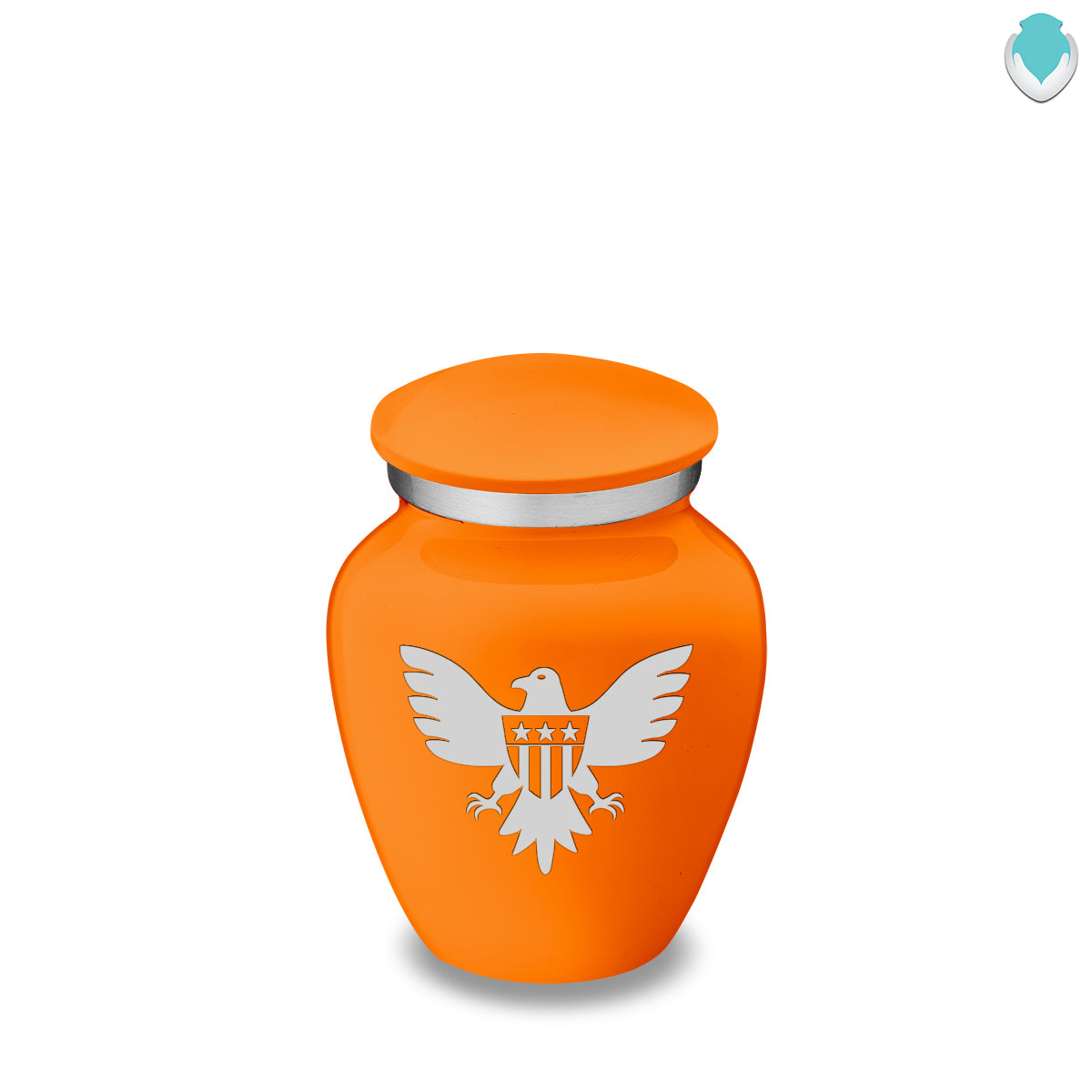 Keepsake Embrace Burnt Orange American Glory Cremation Urn
