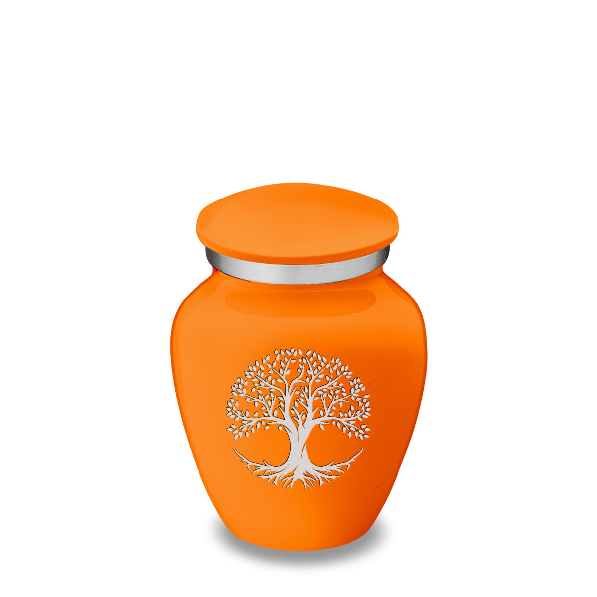 Keepsake Embrace Burnt Orange Tree of Life Cremation Urn