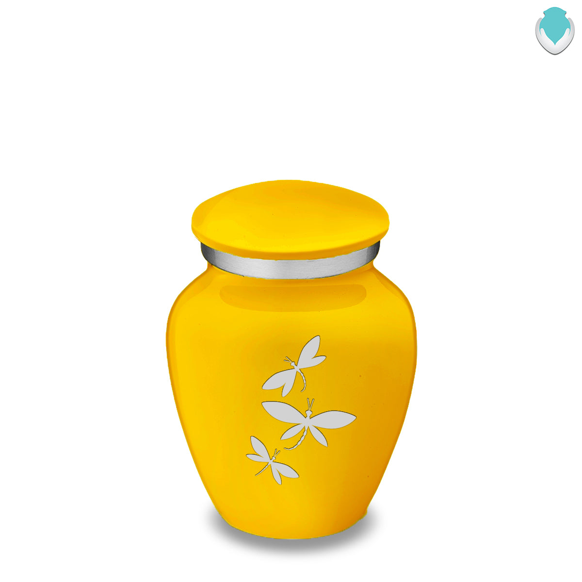 Keepsake Embrace Yellow Dragonflies Cremation Urn