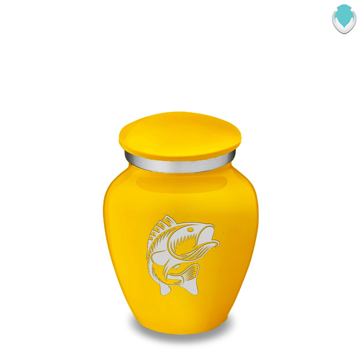 Keepsake Embrace Yellow Fish Cremation Urn