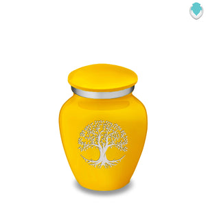Keepsake Embrace Yellow Tree of Life Cremation Urn
