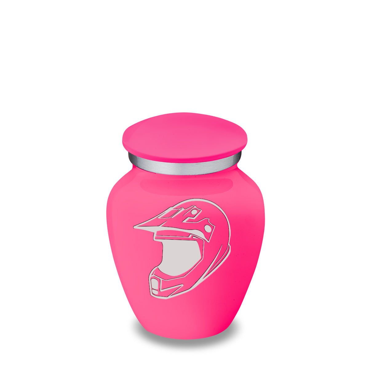 Keepsake Embrace Bright Pink Dirt Bike Cremation Urn