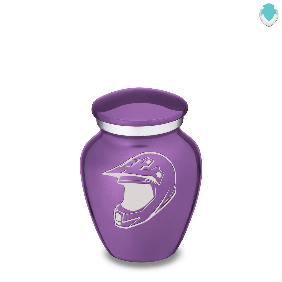 Keepsake Embrace Purple Dirt Bike Cremation Urn