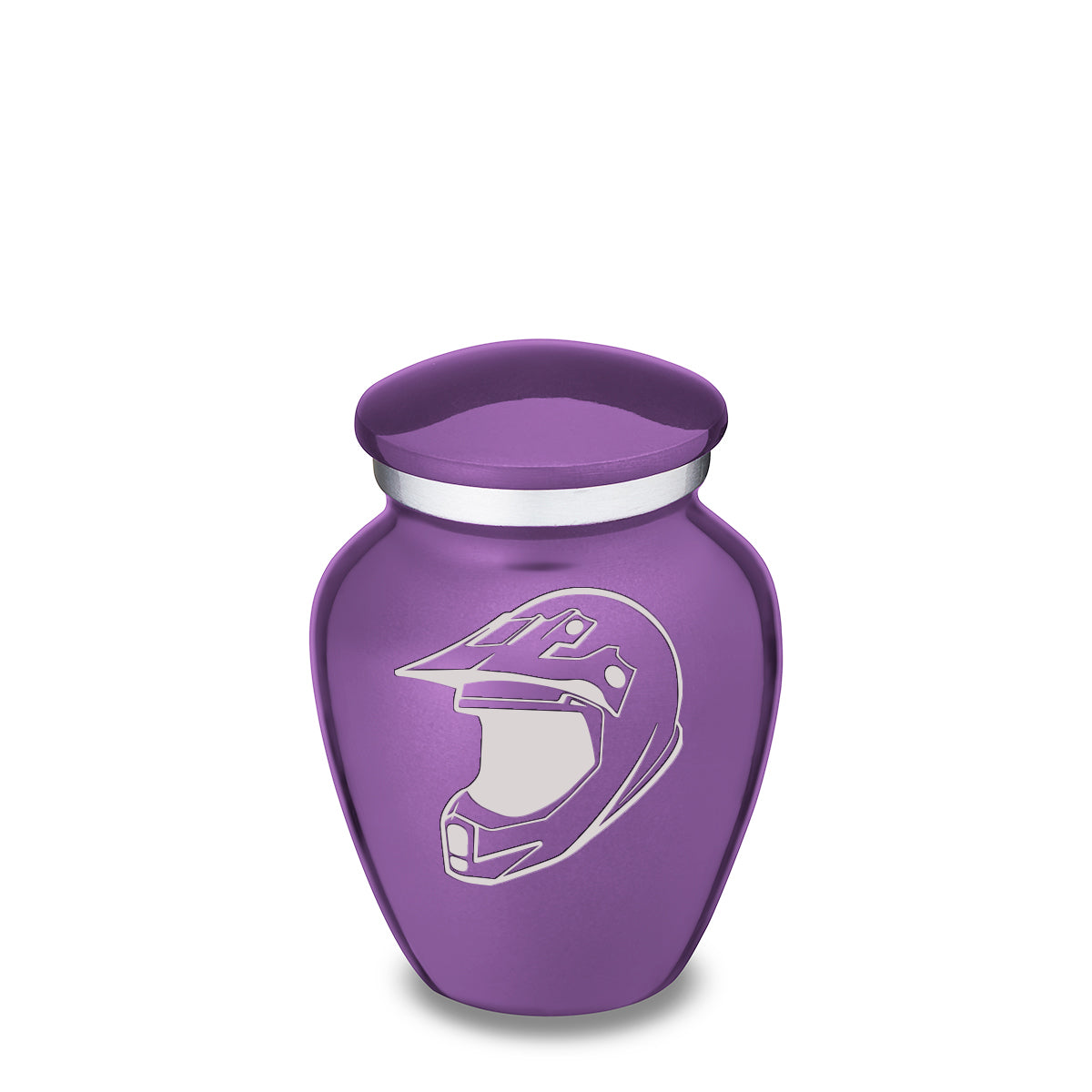 Keepsake Embrace Purple Dirt Bike Cremation Urn