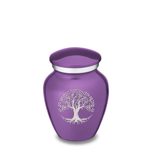 Keepsake Embrace Purple Tree of Life Cremation Urn