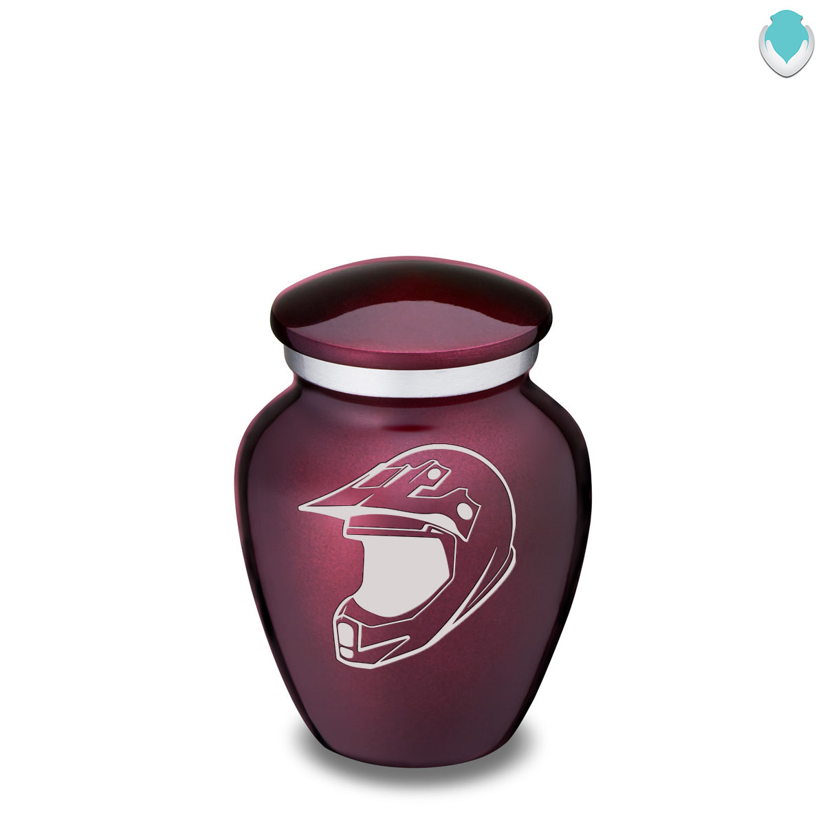 Keepsake Embrace Cherry Purple Dirt Bike Cremation Urn