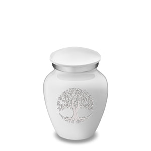 Keepsake Embrace White Tree of Life Cremation Urn
