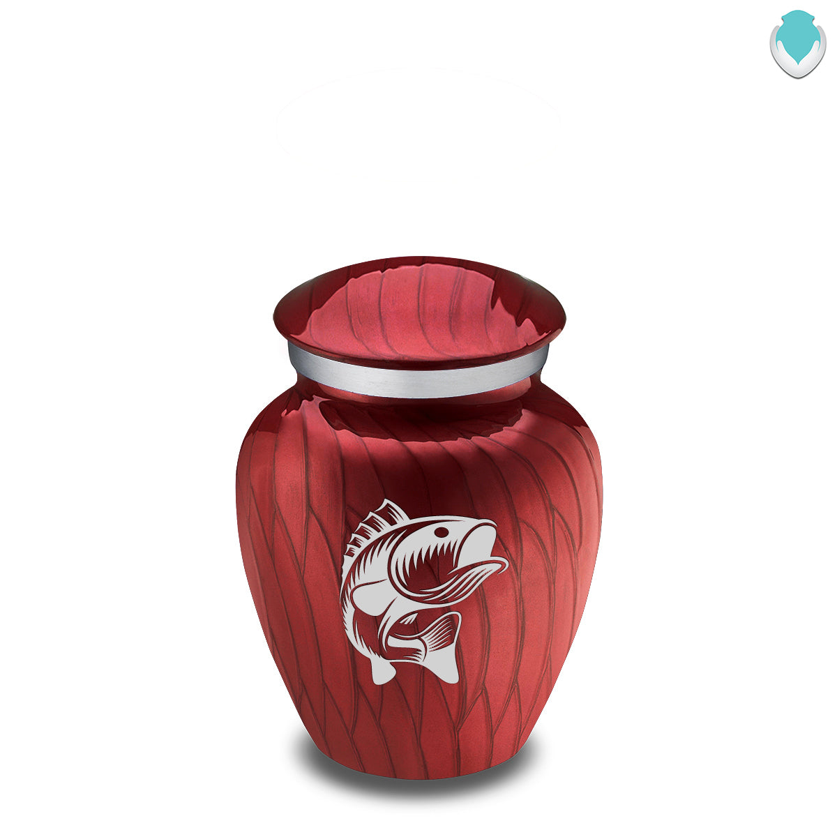 Keepsake Embrace Pearl Candy Red Fish Cremation Urn