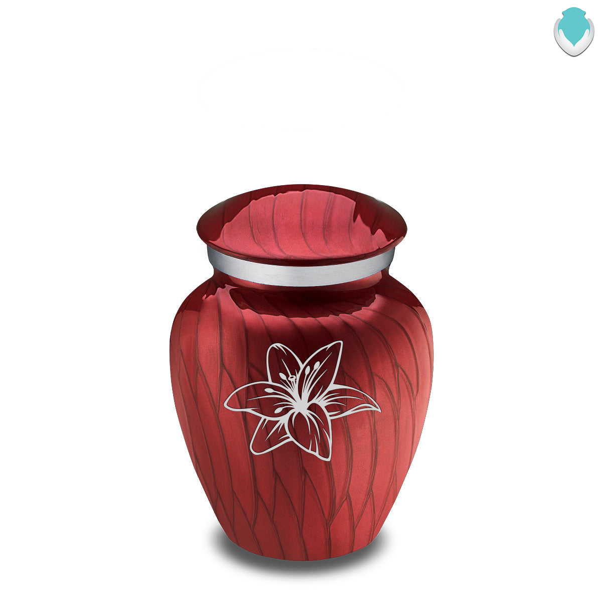 Keepsake Embrace Pearl Candy Red Lily Cremation Urn