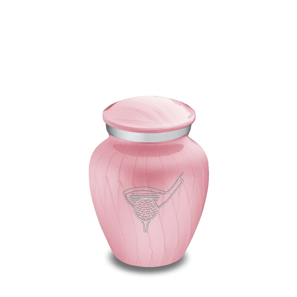 Keepsake Embrace Pearl Light Pink Golf Cremation Urn