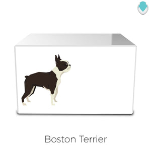 Custom Printed Heritage Dog Breed Wood Box Cremation Urn