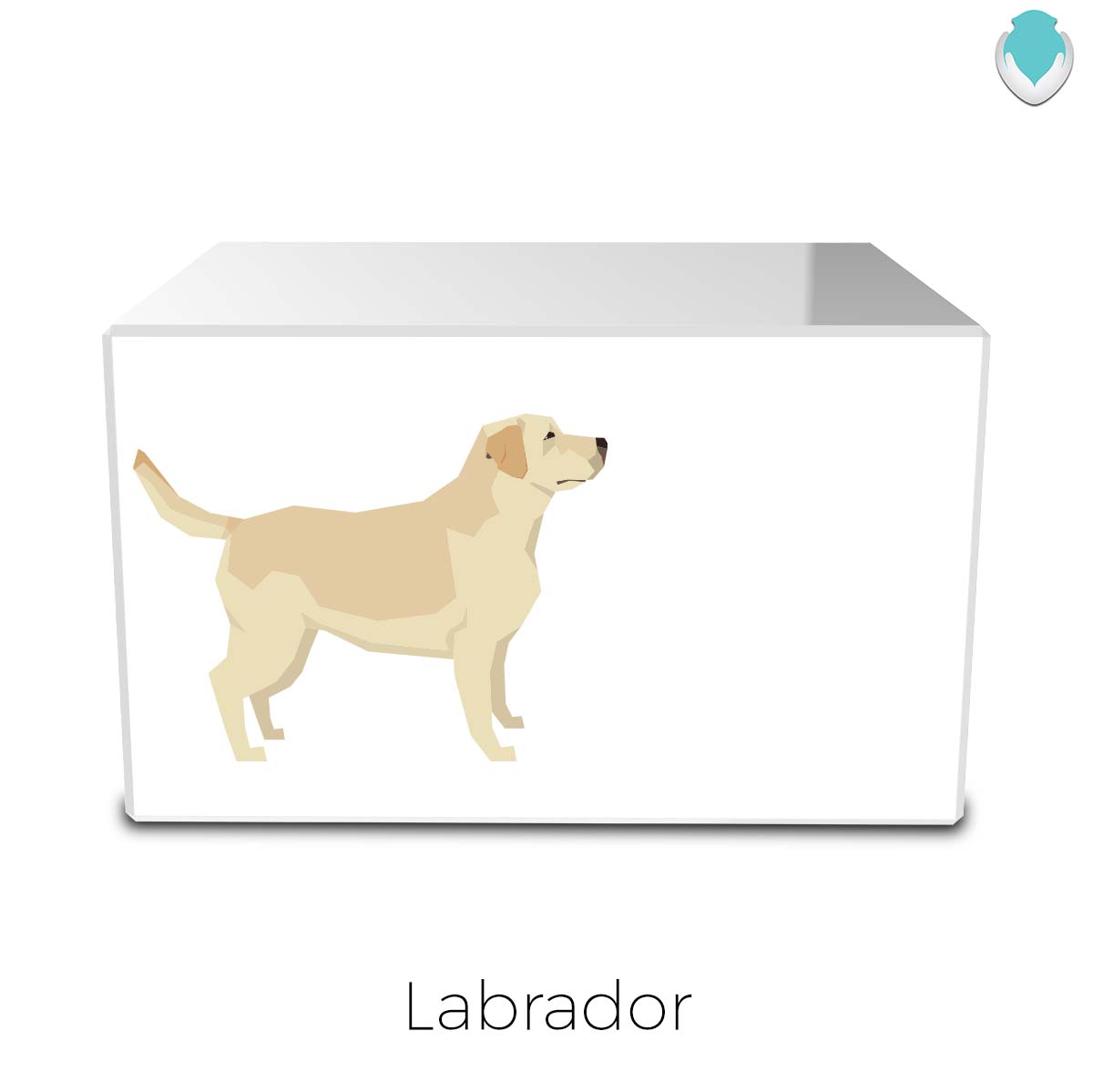 Custom Printed Heritage Dog Breed Wood Box Cremation Urn