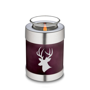 Candle Holder Embrace Cherry Purple Deer Cremation Urn