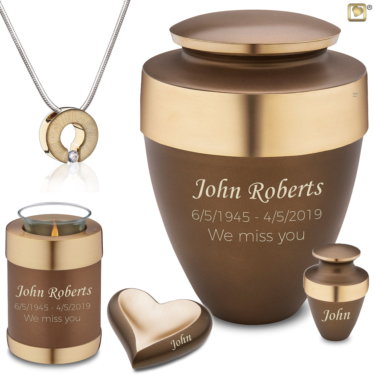 Keepsake Eternity Auburn Cremation Urn