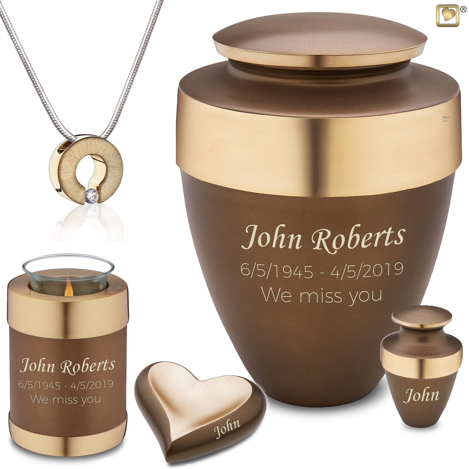 Keepsake Eternity Auburn Cremation Urn