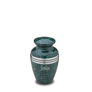 Keepsake Speckled Emerald Cremation Urn