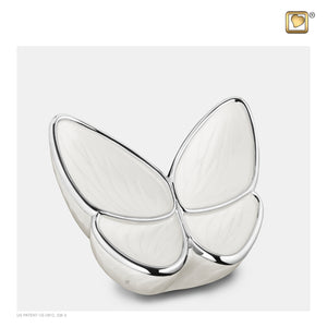 Medium Wings of Hope Butterfly Pearl Cremation Urn