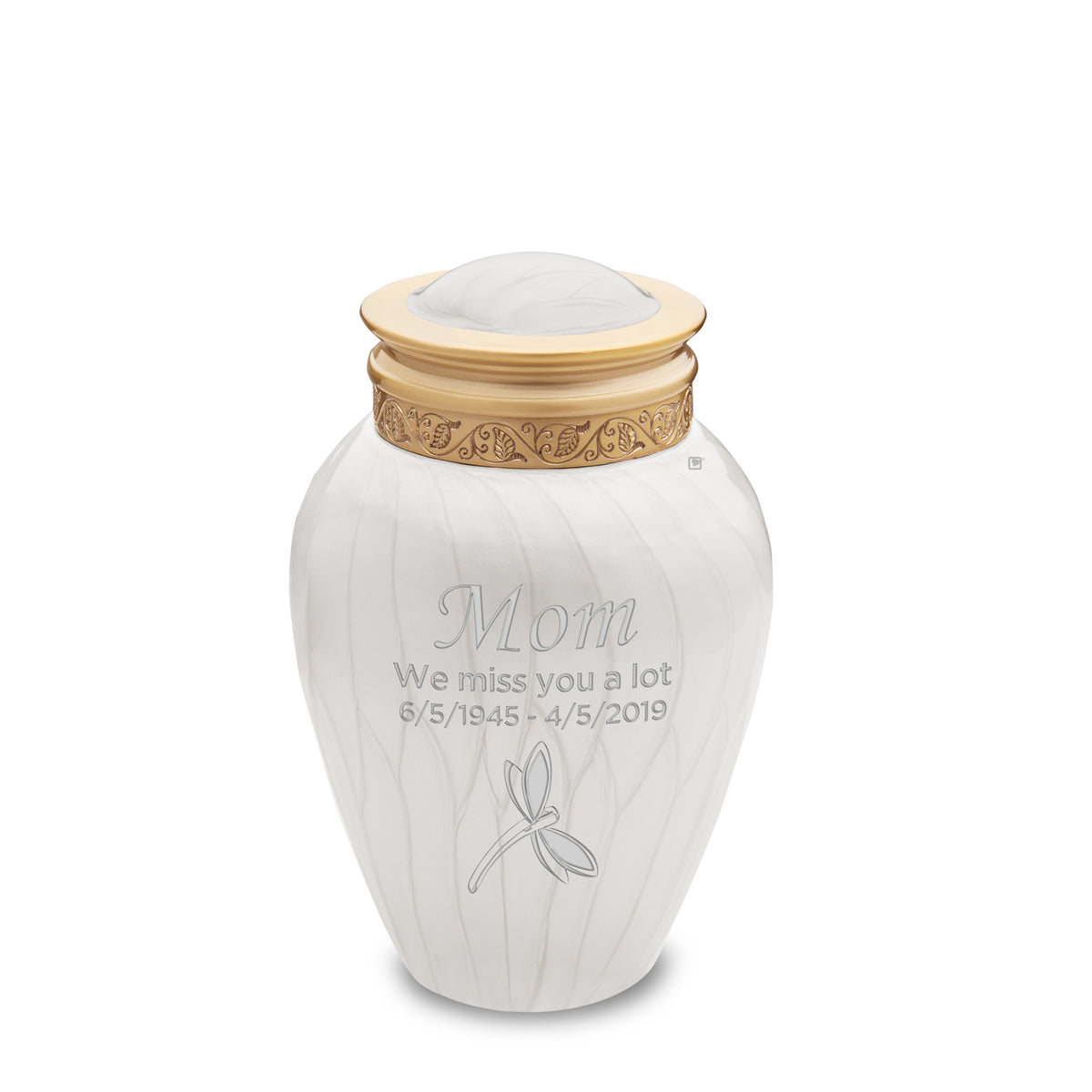 Medium Blessing Pearl Cremation Urn