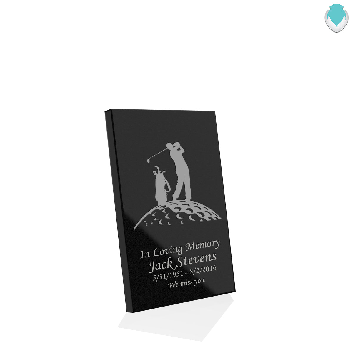 Custom Engraved Granite Plaque - Vertical