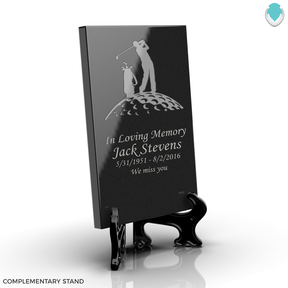 Custom Engraved Granite Plaque - Vertical