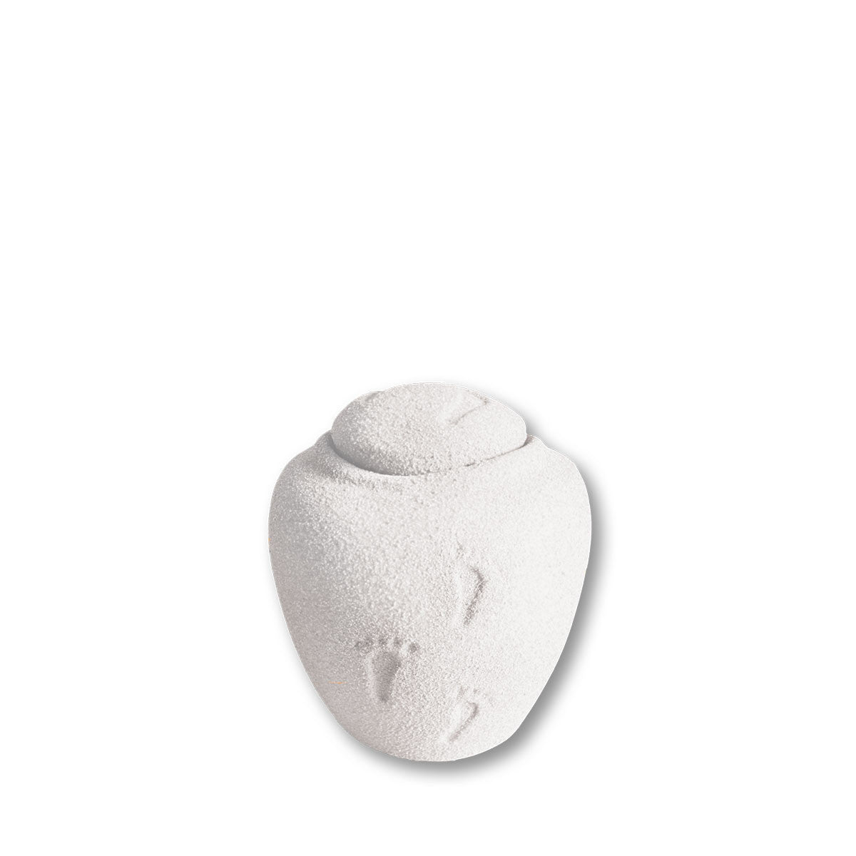 Quartz White - Oceane Sand & Gelatin Biodegradable Cremation Urn