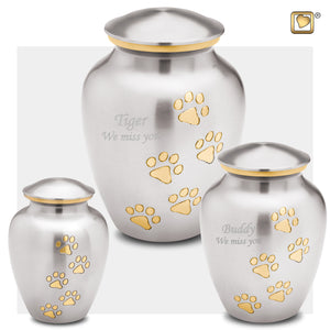 Classic Pewter Pet Small Urn