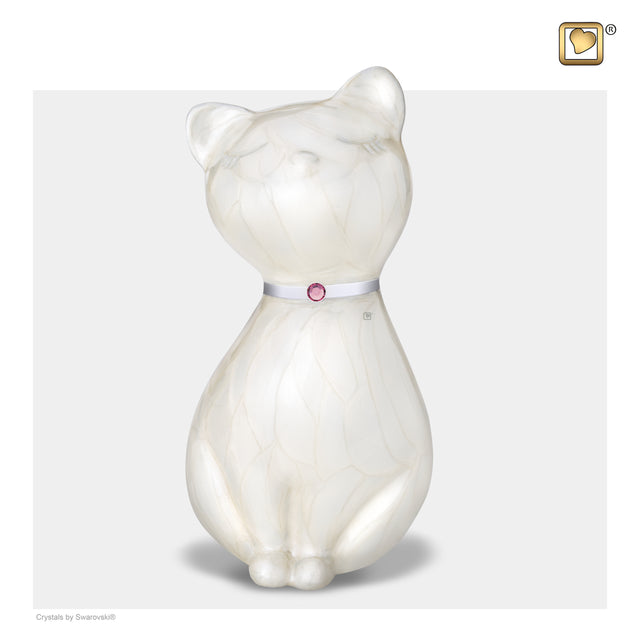 Princess Cat™ Shaped Bronze Colored Pet Cremation Urn