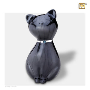 Princess Cat™ Midnight Black Colored Pet Cremation Urn