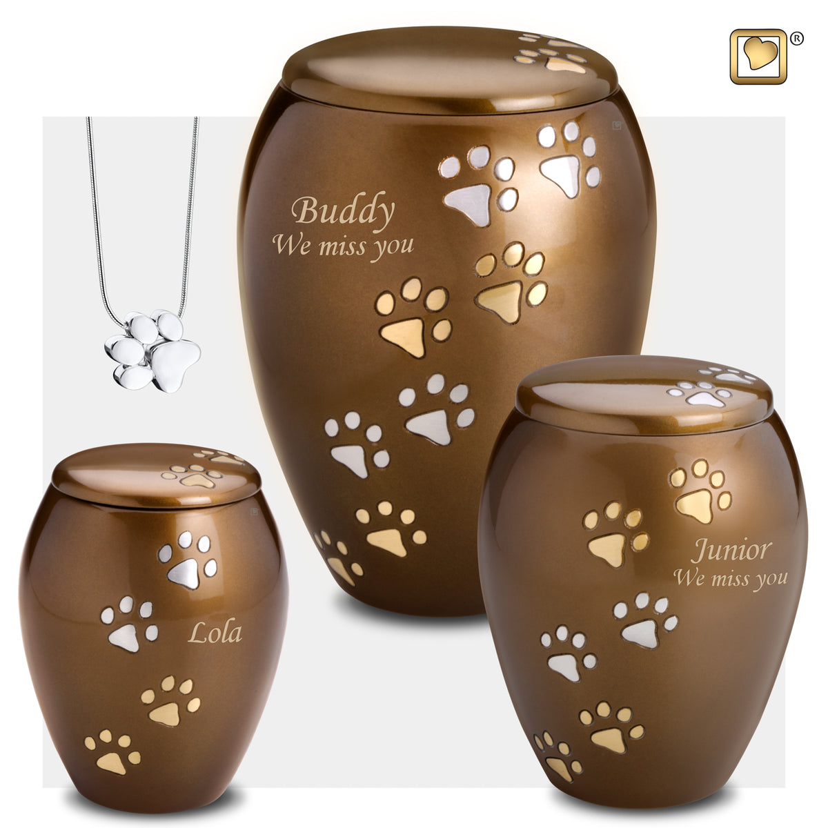 Majestic Paws Medium Pet Cremation Urn