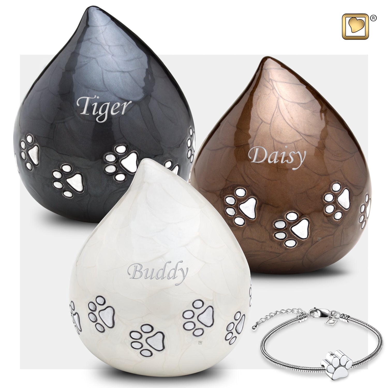 LoveDrop Midnight Pet Cremation Urn
