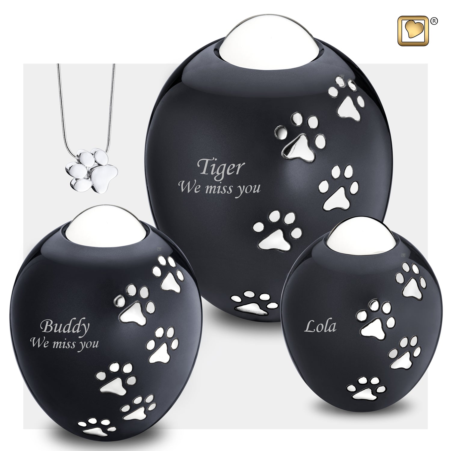 Adore Midnight Medium Pet Cremation Urn