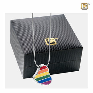 Pride Rainbow™ Sterling Silver Cremation Pendant