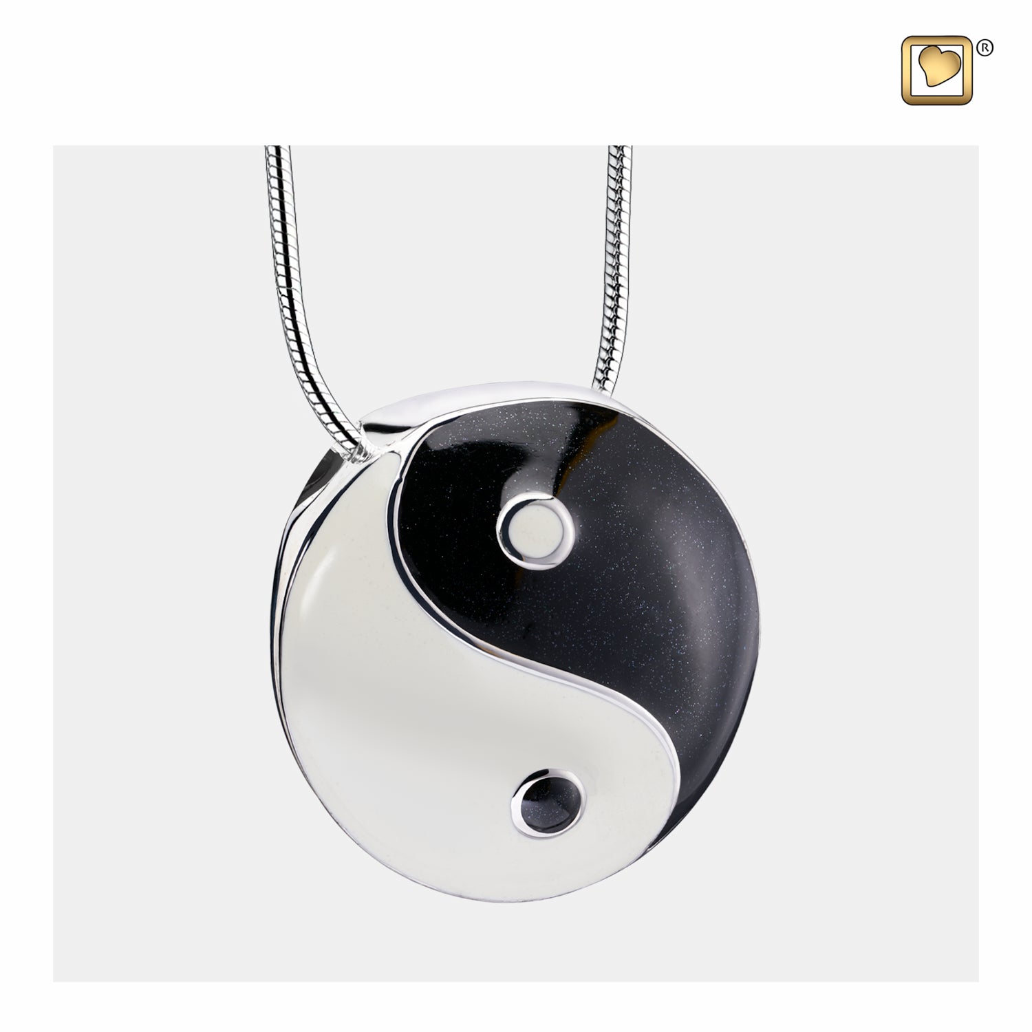 Yin Yang™ Sterling Silver Cremation Pendant