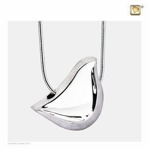 LoveBird™ Two Tone Sterling Silver Cremation Pendant