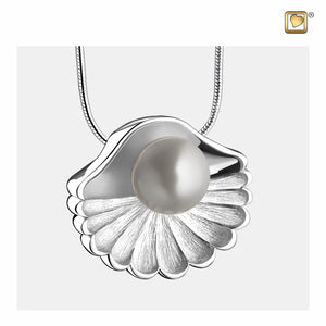 Sea Shell™ Pearl Sterling Silver Cremation Pendant