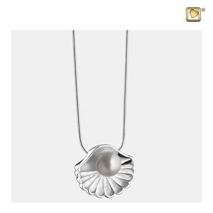 Sea Shell™ Pearl Sterling Silver Cremation Pendant