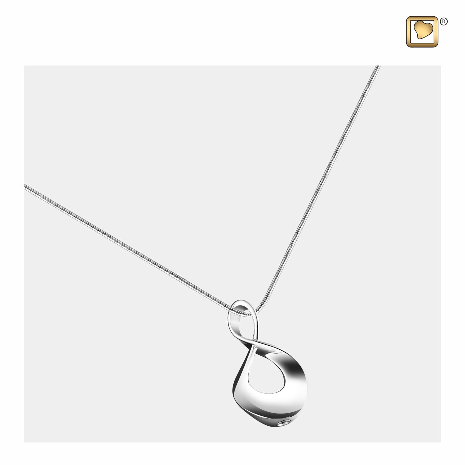 Infinite Love™ Sterling Silver Cremation Pendant