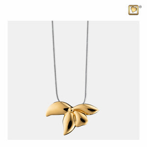 Orchid™ Gold Vermeil Sterling Silver Cremation Pendant