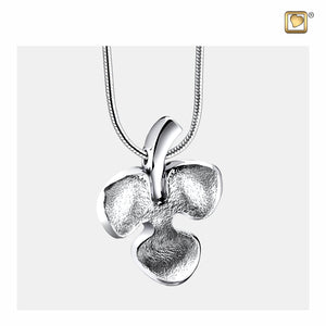 Shamrock™ Two Tone Sterling Silver Cremation Pendant