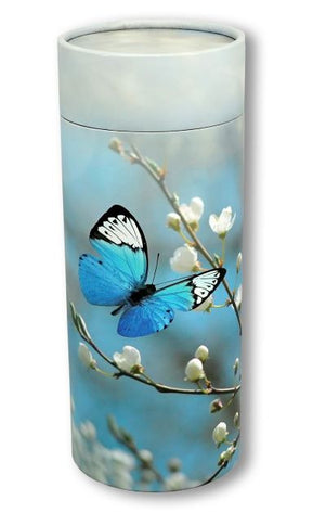 Butterfly Blossom Scattering Tube Cremation Urn