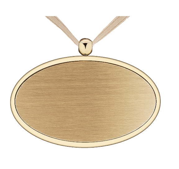 Gold Medallion for Cremation Urn