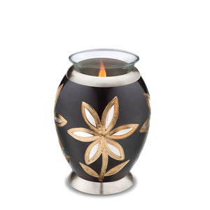 Tealight Lilies Cremation Urn