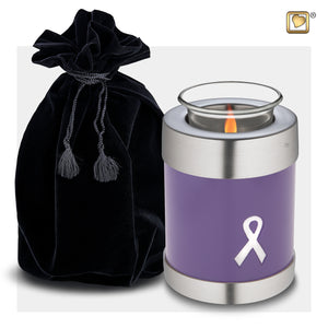 Tealight Awareness Purple