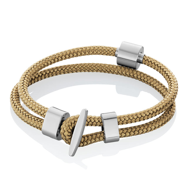 Goldsand - TadBlu Naval Cord Men’s Cremation Bead Bracelet
