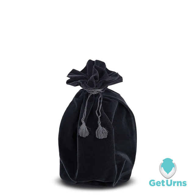 GetUrns Medium Velvet Bag - Black
