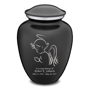 Adult Embrace Charcoal Angel Cremation Urn