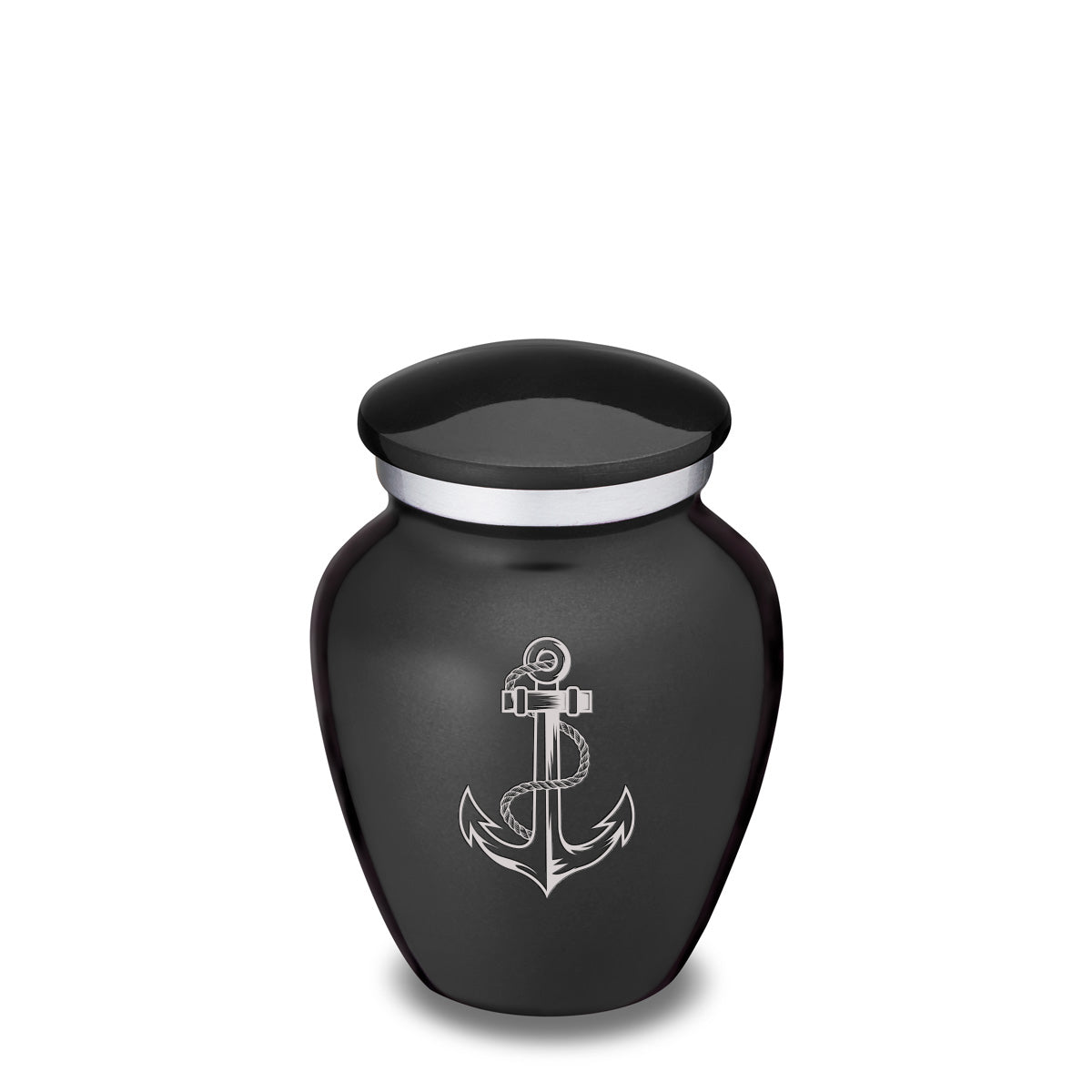 Keepsake Embrace Charcoal Anchor Cremation Urn