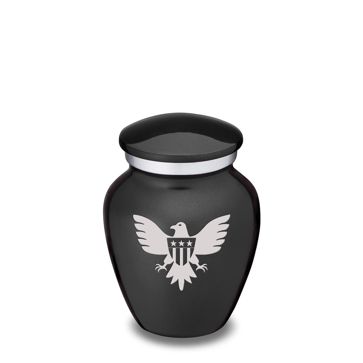 Keepsake Embrace Charcoal American Glory Cremation Urn