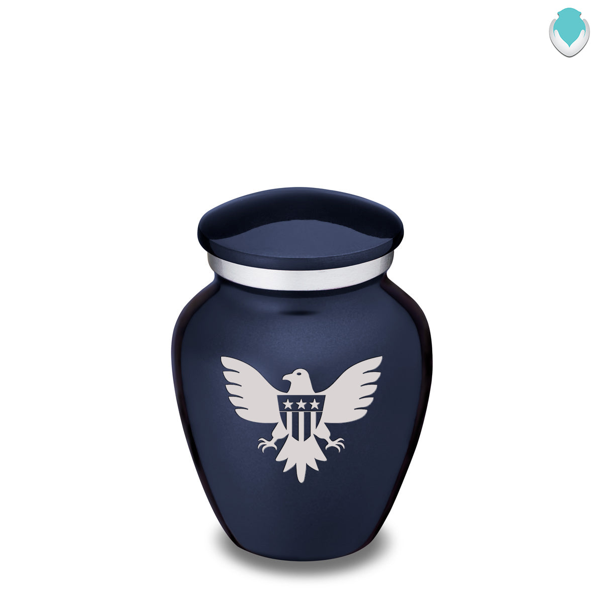 Keepsake Embrace Cobalt Blue American Glory Cremation Urn