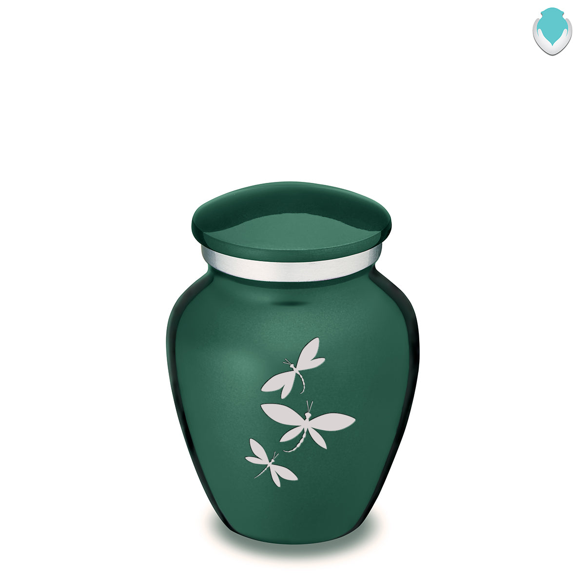 Keepsake Embrace Green Dragonflies Cremation Urn